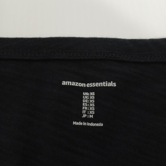 Amazon Essentials Womens Short Sleeve Elastic Waist T-Shirt Dress Black XS - Picture 8 of 9